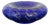 Empty Pockets Tray in Murano Glass, Blue Bubbles & Silver Powder, 1990s For Sale