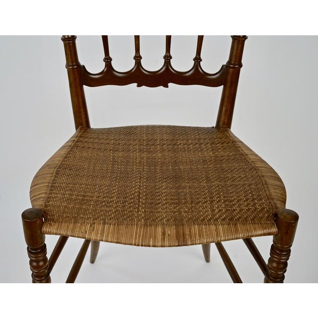 Mid-Century Chiavari Chair Model Parisienne with Cane Seat, 1953 For Sale - Image 10 of 16