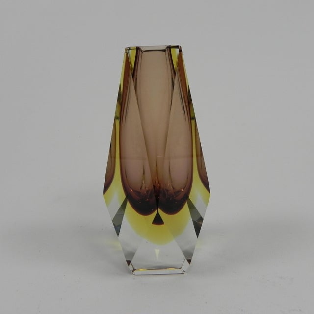 Mid-Century Modern Murano Sommerso Vase, 1960s For Sale - Image 3 of 12