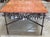 Giovanni Banci for Hermès Hammered Iron & Breccia Rossa Marble Table, Circa 1990 For Sale - Image 16 of 18