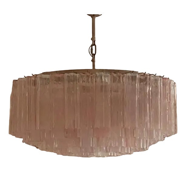 Large Murano Glass Chandelier For Sale