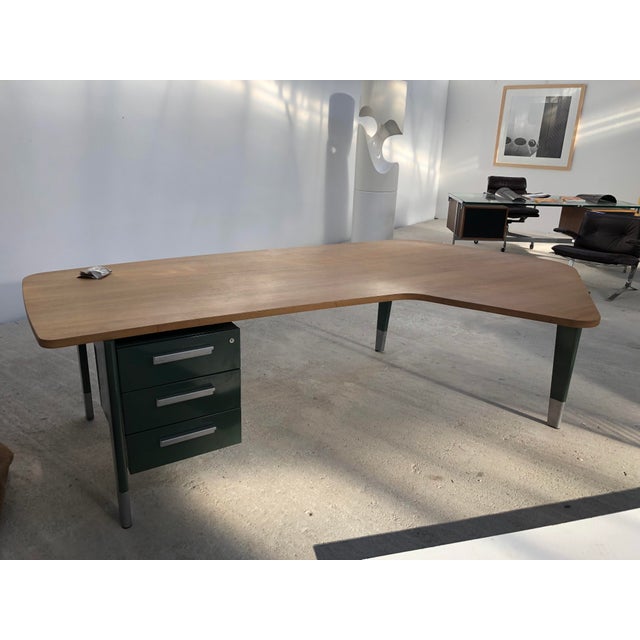 Vitra Vintage Desk by Jean Prouvé for Vitra, 2016 For Sale - Image 4 of 4
