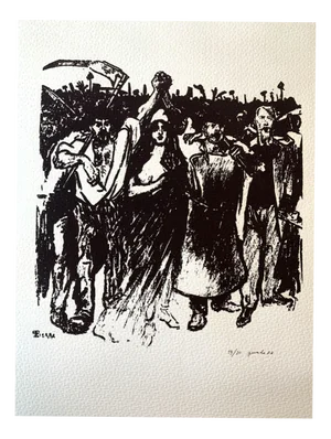 Théophile Steinlen, La Carmagnole, Lithograph