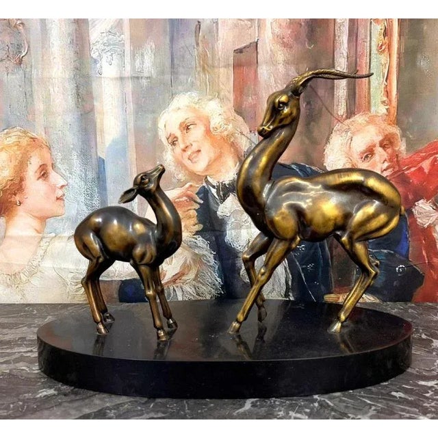 Art Deco Antelope Figurine For Sale - Image 4 of 5