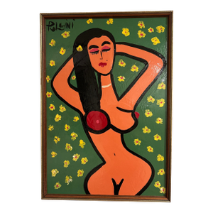 Thomas Pulgini Original Oil Painting, Framed