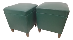 Vintage Ottomans by Gaetano Borsani, Italy, 1950s, Set of 2