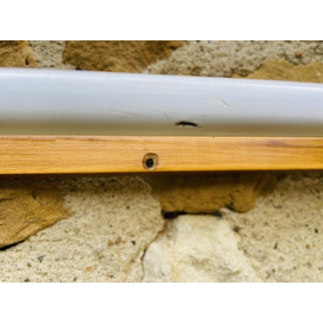 Vintage Oak Wall Mount Rack, 1970s For Sale - Image 13 of 18