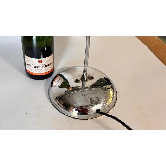 Vintage Chrome and Aluminum Table Lamp, 1970s For Sale - Image 14 of 17