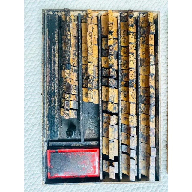 Wood Antique Stamp Set For Sale - Image 7 of 16