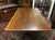Item: Vintage Dining Table with Banded Mahogany Top (unmarked). Age & Condition: Circa 1990. Good, with some faint...