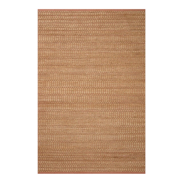 Angela Rose x Loloi Colton Natural / Clay 5'-0" x 7'-0" Area Rug For Sale