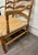 Vintage Country French Double Seat Ladder Back Rush Seat Bench Loveseat Settee For Sale - Image 12 of 16