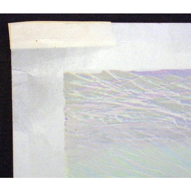 1980s Gordon Mortensen "Apache Trail" Woodcut Reduction Limited Edition 1982 For Sale - Image 5 of 7