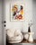 Christiane Corcelle "Orquevaux White Whispers 2" Mixed Media on BFK Paper, Framed Abstract Painting in White, Yellow and Red, 2024 For Sale - Image 9 of 9