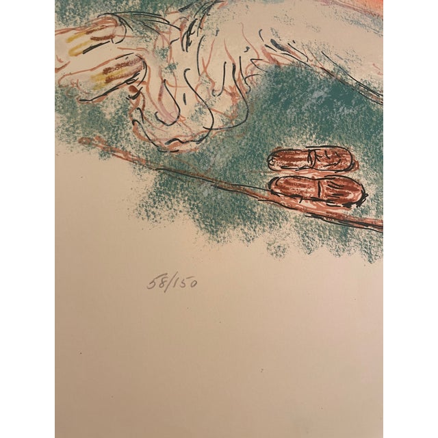 Surrealism VI From Visions of the Bible by Reuven Rubin, 1972 For Sale - Image 3 of 4