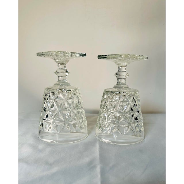 1950s Georgian Revival Water Goblets Imperial Glass - Set of Six For Sale - Image 11 of 12