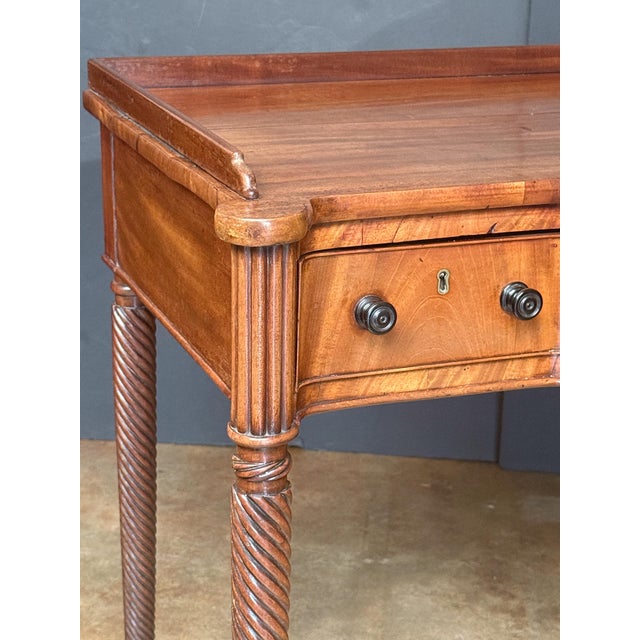 Scottish Writing Table or Desk of Mahogany From Regency Era For Sale - Image 4 of 17