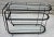 Contemporary Vintage 1992 Three Glass Tier Bar Cart in Nickel by Dia (Design Institute of America) For Sale - Image 3 of 7