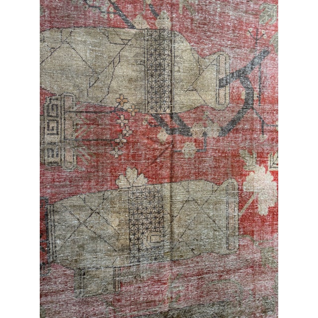 Traditional Antique Samarkand Pictorial Rug - Circa 1900s For Sale - Image 3 of 6