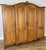 Vintage Louis XVI French Oak Four Door Carved Armoire For Sale - Image 11 of 11