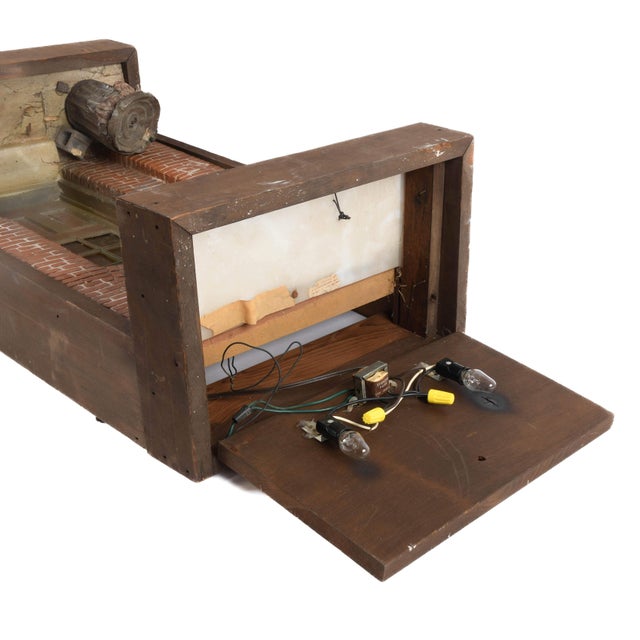 Wood Michael Garman Cityscape “Joe’s Bar and Grill” Sculpture, Urban Street Scene, Late 20th Century For Sale - Image 7 of 8