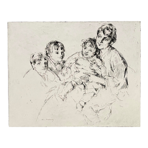 1920s William Meyerowitz Figural Etching