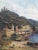 Ligurian Coast, Italy, 1950s, Oil on Cardboard For Sale - Image 4 of 5