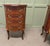 French Louis XV Style Bow Front Bedside Chests of Drawers, 1920, Set of 2 For Sale - Image 4 of 8