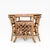 Mid-Century Modern Mid-Century Bamboo and Rattan Compact Dining Table and Chairs, 1970s, Set of 5 For Sale - Image 3 of 8