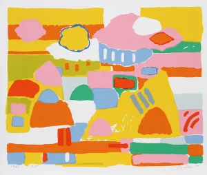 John Grillo, "Landscape Ii," Serigraph