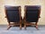 Easy Chair Leather Chairs from Westnofa, Norway 1960s, Set of 2 For Sale - Image 9 of 18