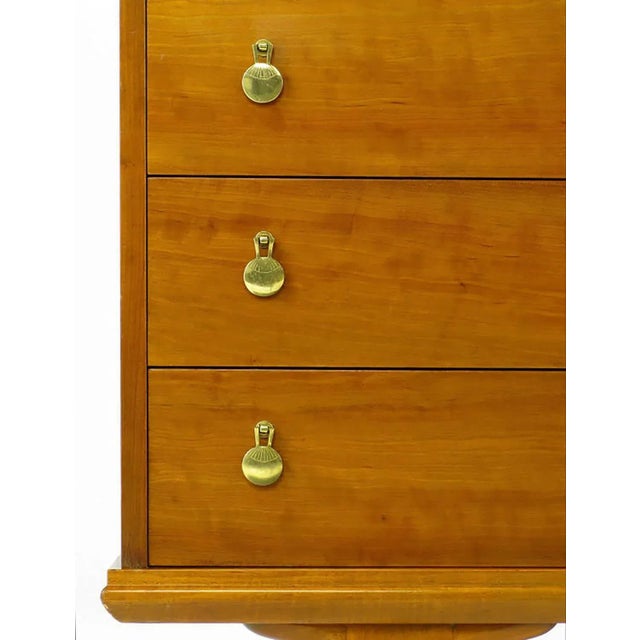 Brown Renzo Rutili Walnut Double-Sided Cabinet for Johnson Furniture For Sale - Image 8 of 10