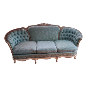 Vintage 1960s Deutsch Bros. French Provincial Sofa - Kennedy-Era White House Commission History