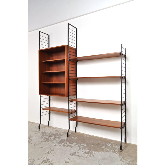 Vintage Wall System with Bookcase by Combineurop, 1960s For Sale - Image 11 of 13
