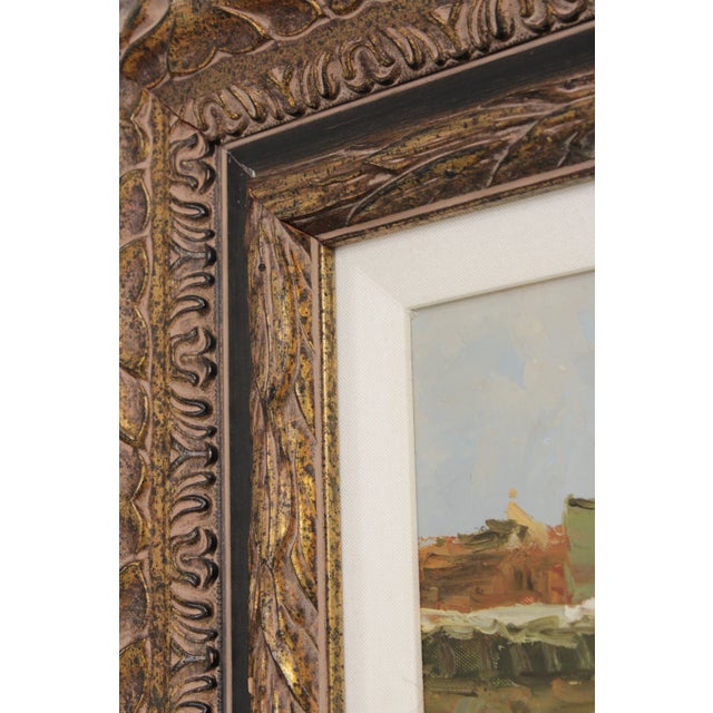 w.johannele Large Venice Canal Oil Painting on Canvas For Sale - Image 14 of 17