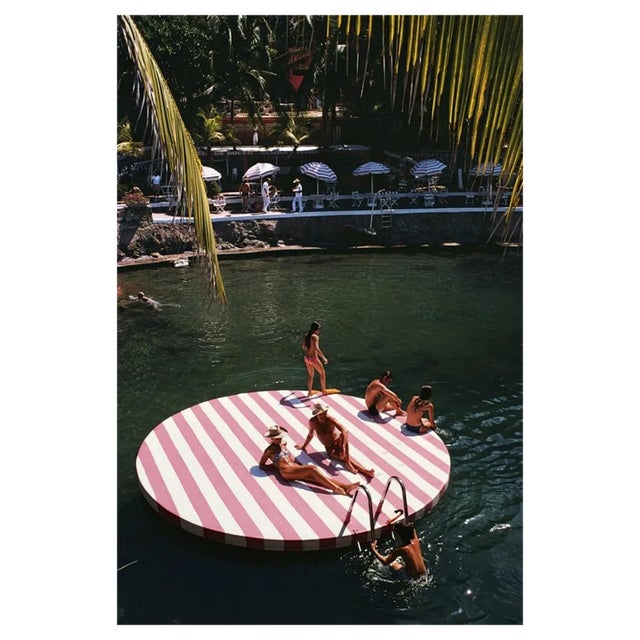 Slim Aarons, La Concha Beach Club, Estate Stamped Photographic Print, 1975 / 2020s For Sale