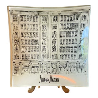 Signed John Derian "Un Vide Poche" Square Decoupage Tray, Neiman Marcus For Sale