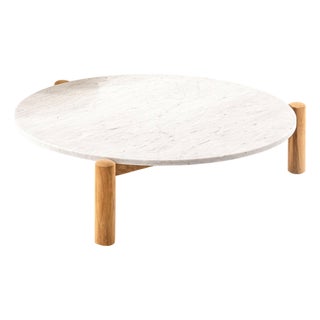 Marble Center Table with Interchangeable Top by Charlotte Perriand for Cassina For Sale