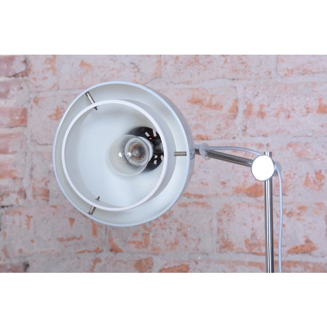 Mid-Century Modern Mid-Century Floor Lamp in Chrome by J. Hůrka for Napako, Czech, 1960s For Sale - Image 3 of 15