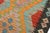 1990s Retro Turkish Kilim Black Hand-Woven Wool Rug For Sale - Image 5 of 9