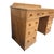 19th Century Victorian Pine Pedestal Desk with Raised Gallery, 1880 For Sale - Image 5 of 10