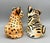 Mid 20th Century Vintage Shafford Japan Ceramic Leopard & Tiger Cub Figurines — Hand-Painted Pair — Hollywood Regency / Whimsical For Sale - Image 5 of 11