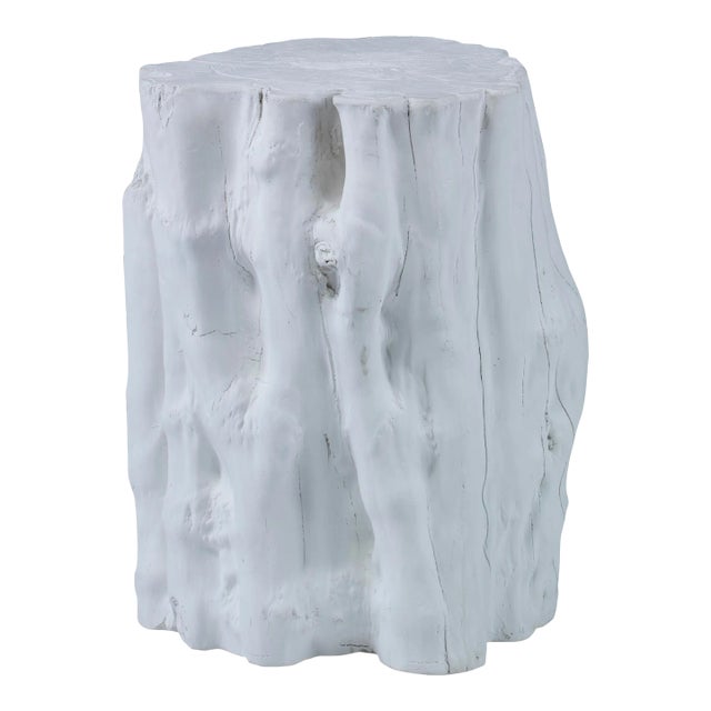 Century Furniture Outdoor Side Table - White For Sale