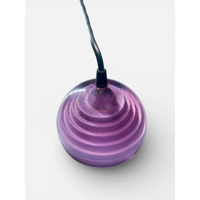 Murano Glass Lamps by Carlo Nason for AV Mazzega, Italy, 1970s, Set of 2 For Sale - Image 3 of 8