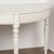Wood Pair, 19th Century Swedish White Painted Large Demi Lune Consoles Side Tables For Sale - Image 7 of 14