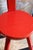 Mid-Century Modern Handmade Red "Keyhole Chair" in the Style of William Fetner For Sale - Image 3 of 9