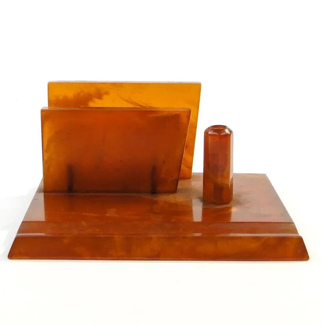 Art Deco Bakelite Writing Tool, Poland, 1950s For Sale - Image 9 of 10