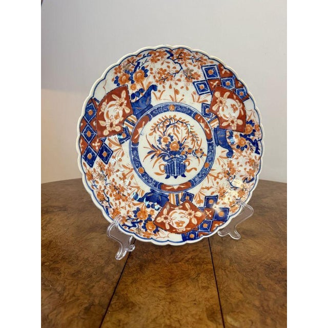 Antique Japanese Imari Plates, 1900, Set of 2 For Sale - Image 3 of 6