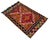 Textile Hand-Woven Braided Small Rug Vintage Wall Decor Area Rug Kilim - 28″ × 46″ For Sale - Image 7 of 14
