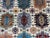 Ivory Ivory & Blue Sultani Natural Dye Wool Rug, Tribal Geometric Medallion Design, 6′10″ × 9′10″ For Sale - Image 8 of 14